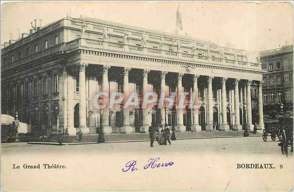 O Grande Teatro — Bordeaux — R. Heuvo, n°9 - Frente