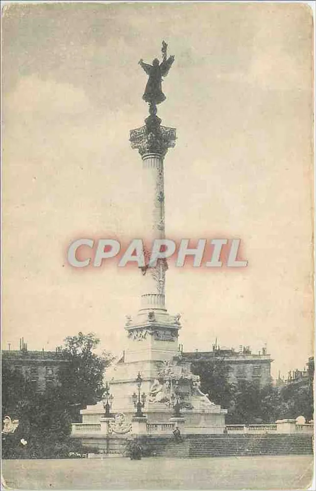 Monumento à Glória — Paris — Fototipia J. Pottevin, Bordeaux - Frente