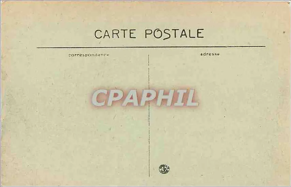 Bordeaux — Praça dos Quinconces — R. D., Paris - Verso