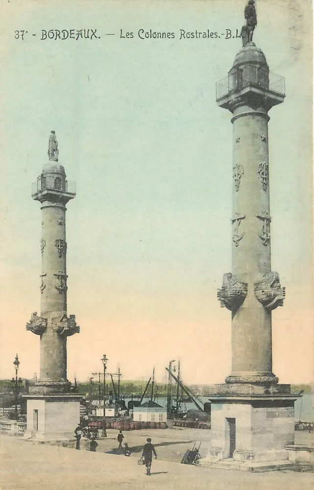 Bordeaux — De rostrale zuilen — B.L. - Voorkant