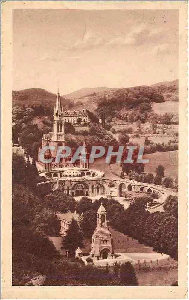 Lourdes — A Basílica e o Monumento Interno — Edição P. Doutrel Lourdes n°56 - Frente