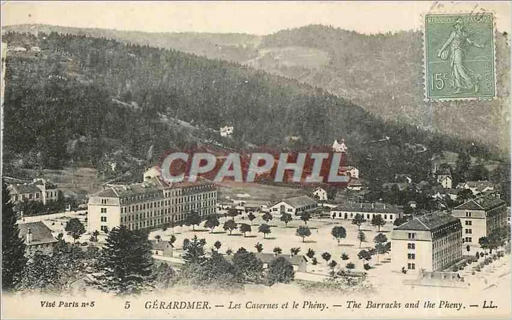 Gérardmer — Les Casernes et le Phény — LL. - Recto