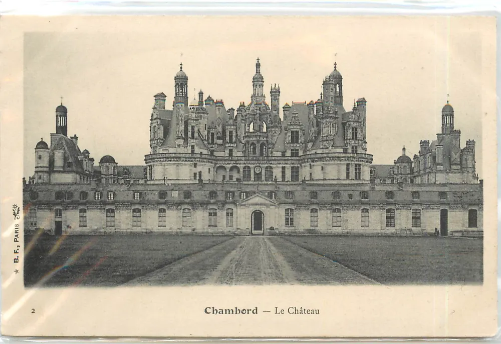 Chambord — O Castelo — B.F., Paris, n°2 - Frente