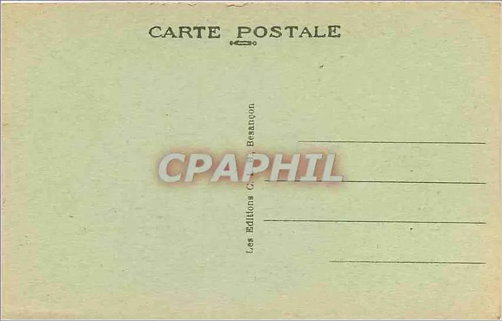 Dijon — Terrasse der Stadthalle — Les Éditions G. Besançon - Rückseite