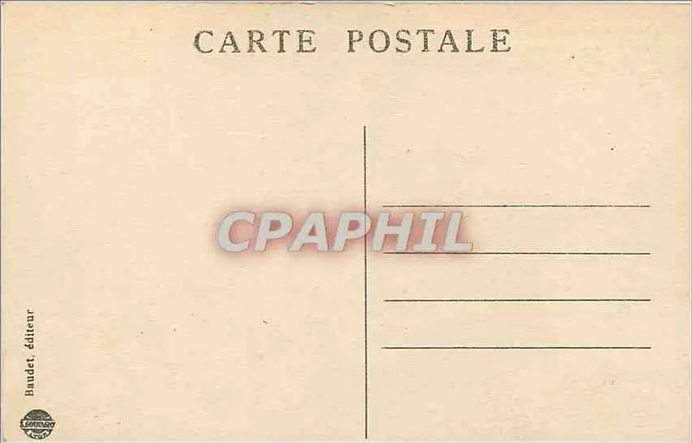 Reims — La Cathédrale après la guerre — Bandet, éditeur - Verso