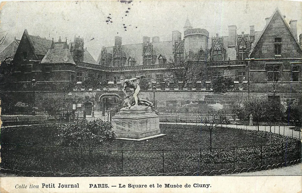 Paris — Le Square et le Musée de Cluny — Collection Petit Journal - Recto