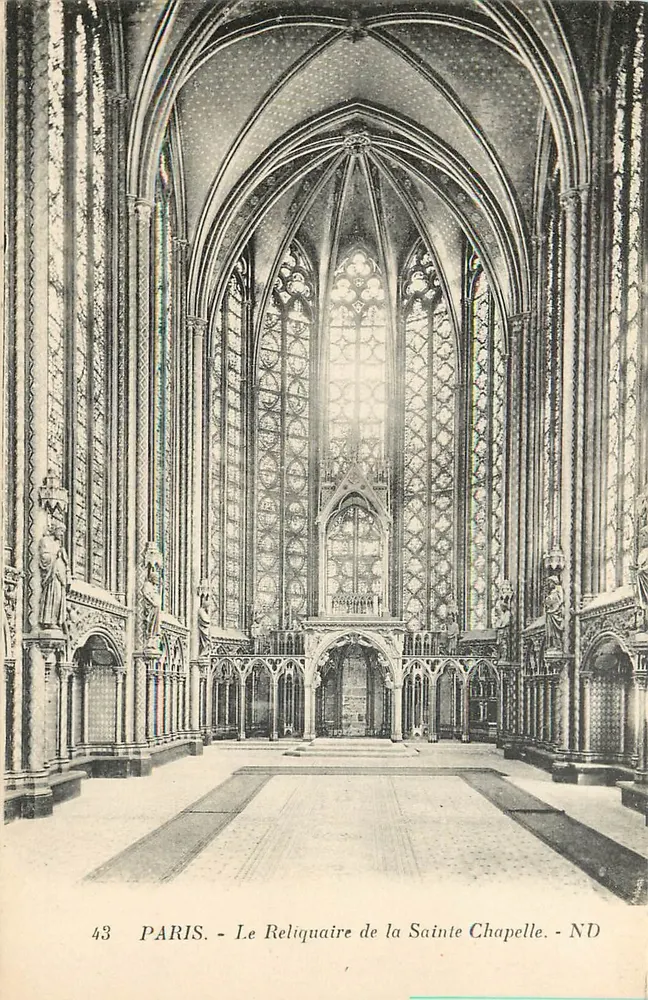 Paris - Le Reliquaire de la Sainte Chapelle - ND - Recto