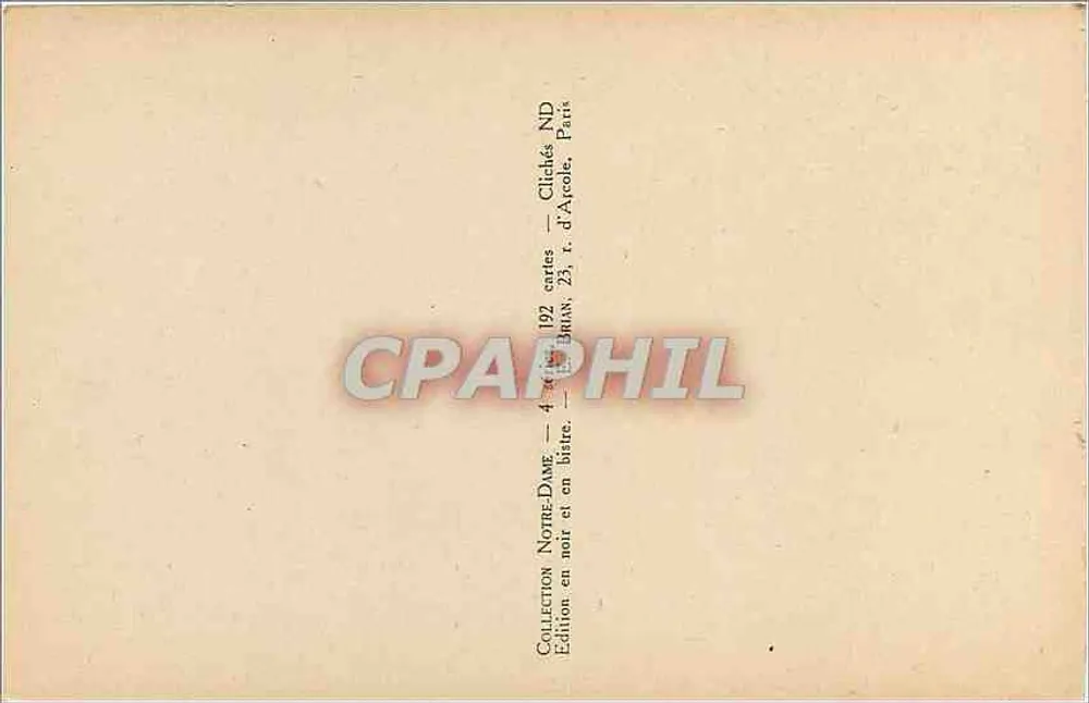 Paris - Le Reliquaire de la Sainte Chapelle - ND - Verso