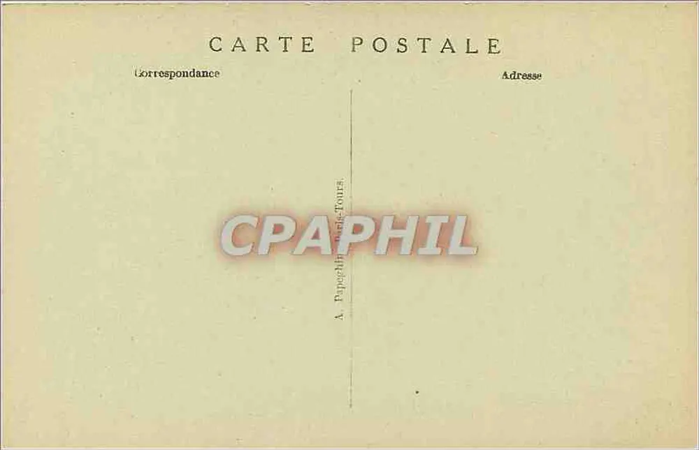Paris — Die Heilige Kapelle — Oratorium von Blanche von Castilien — A. P. - Rückseite