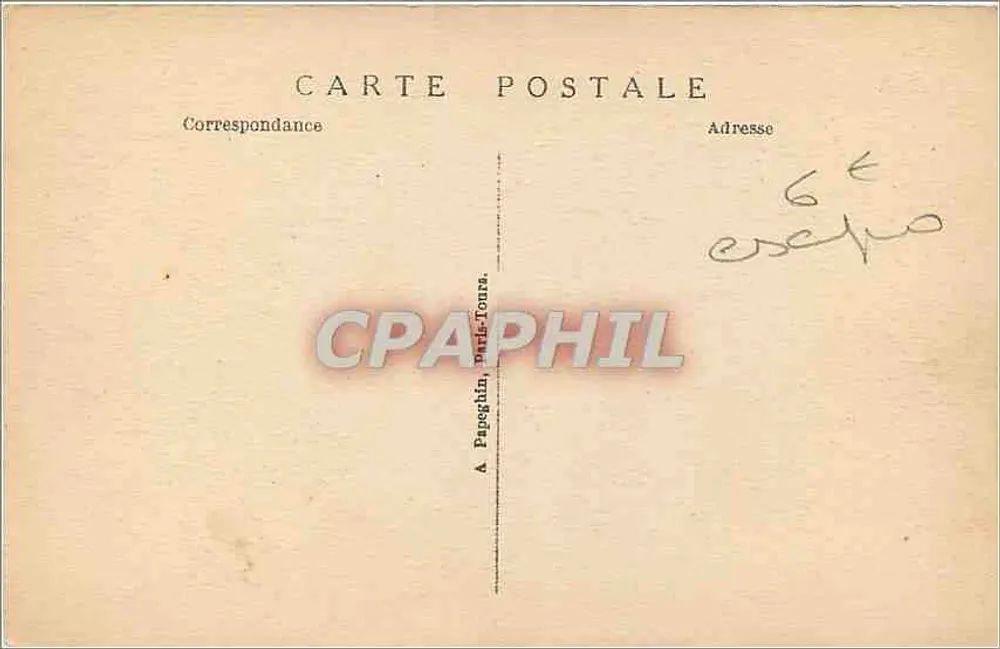 Internationale Ausstellung dekorativer Künste — Paris — 1925 — Nachtsicht — A.P. — Nr. 8 - Rückseite