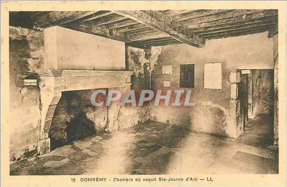 Domrémy - Chambre où naquit Ste-Jeanne d'Arc — LL - Recto