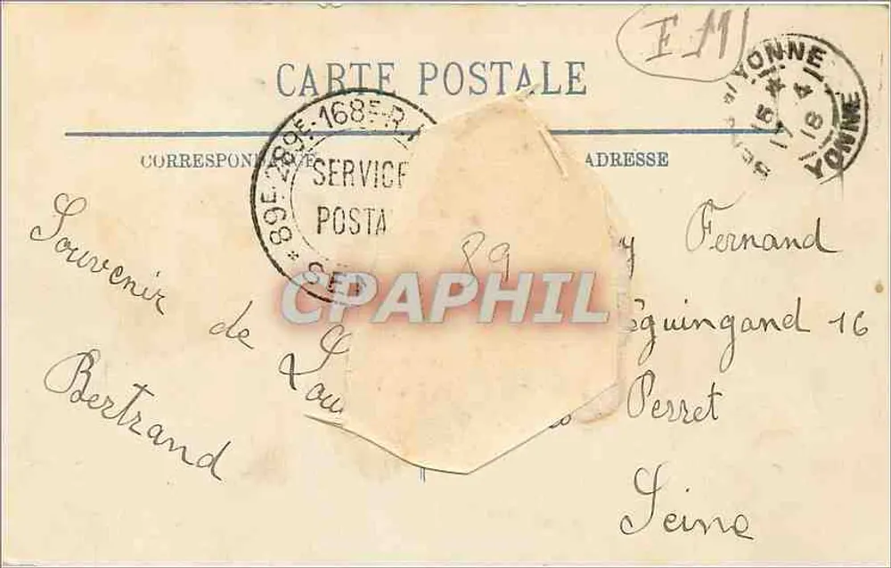 Sens — Vista geral — LL. - Verso