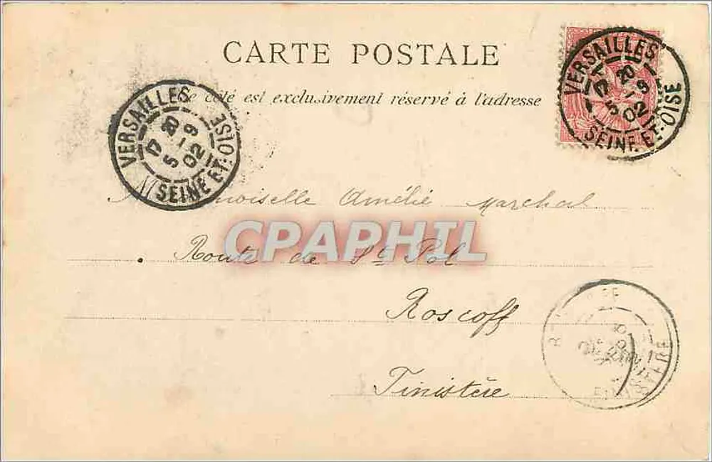 Versailles — Parc du Petit Trianon — Le Moulin — éditeur A. Batanoux, Versailles - Verso