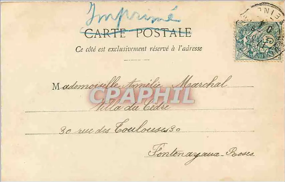 Paris - Bois de Boulogne - O Lago — n°49, editor Marguerite - Verso