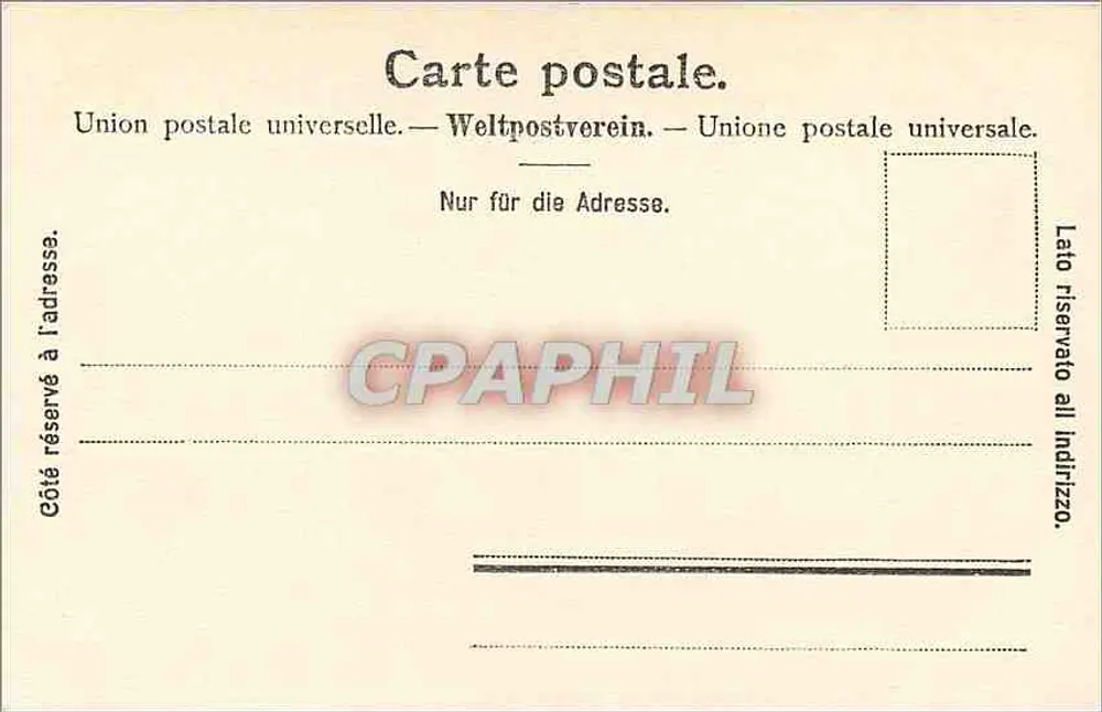 Genève — Pont des Bergues — C.T. & Cie, à G. - Verso