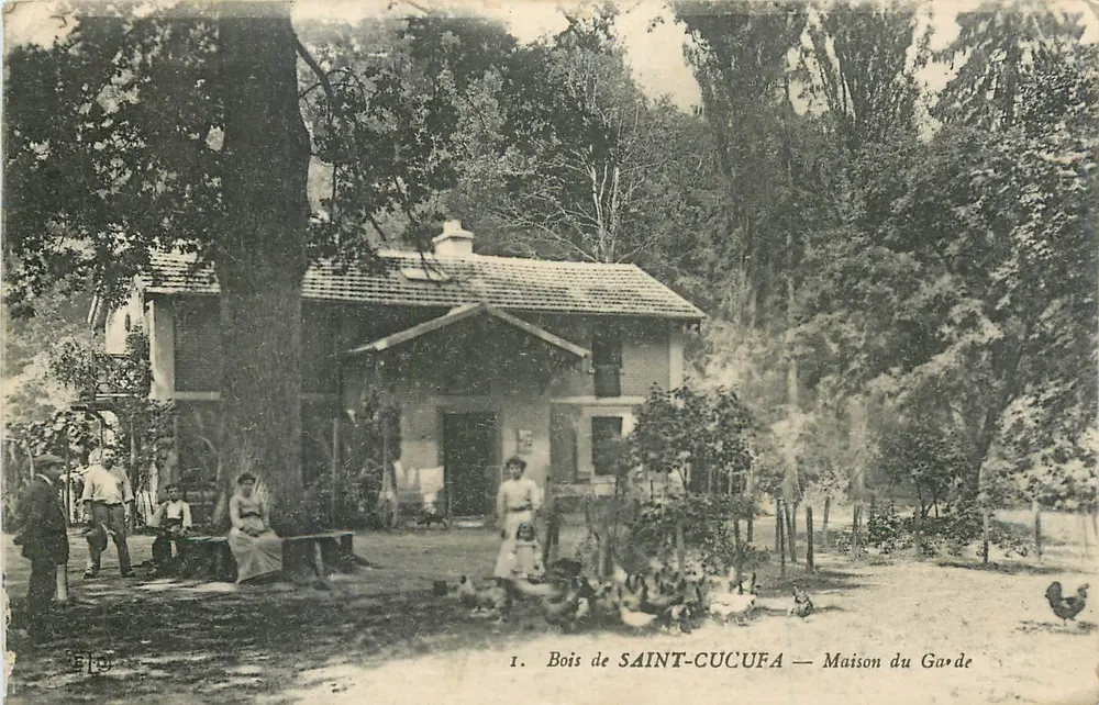 Las SAINT-CUCUFA — Dom Strażnika - Awers