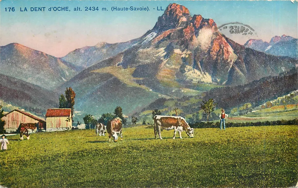 ओचे के दांत, ऊंचाई 2434 मीटर (हाउट-सैवोइ) — LL — संख्या 176 - आगे