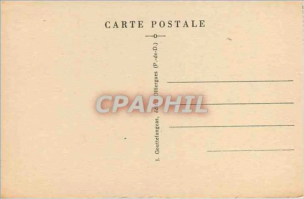 Clermont-Ferrand — A Catedral — G.D'O. 1100 - Verso