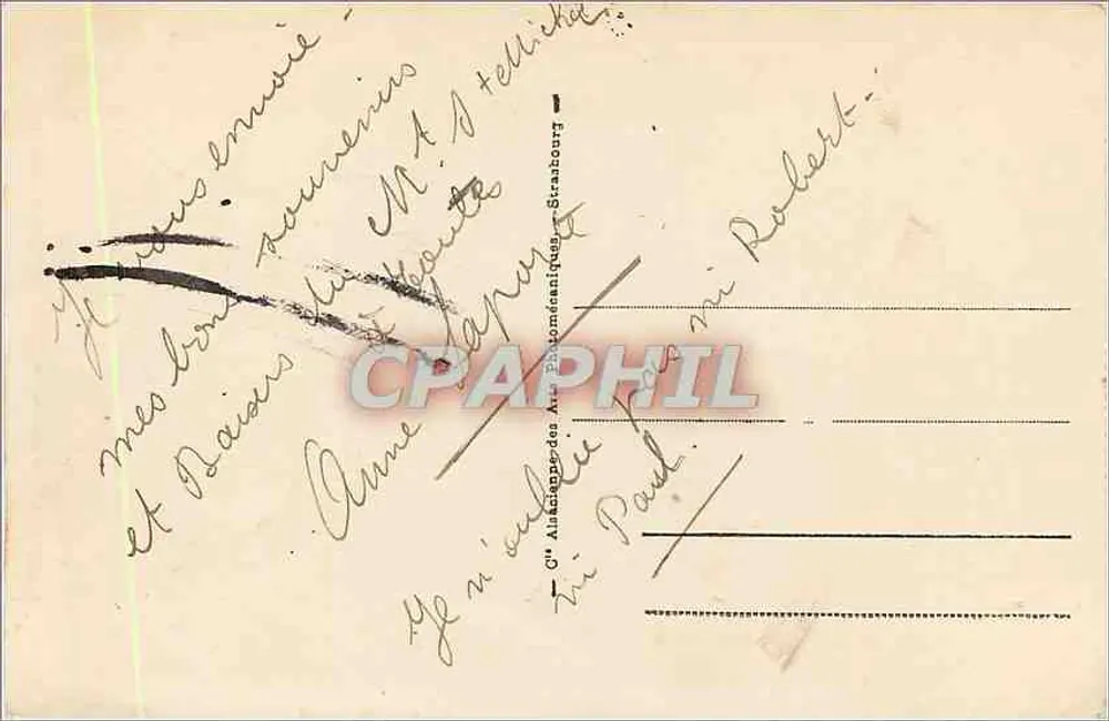 Mont-Saint-Michel — L'Abside de la Basilique — éditeur A.P.L. n°22 - Verso