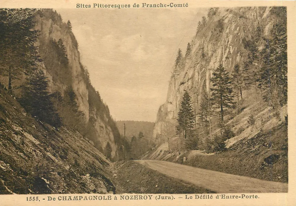 Champagnole bis Nozeroy (Jura) — Der Entre-Porte-Pass — Editionen C. L. Berançon - Vorderseite