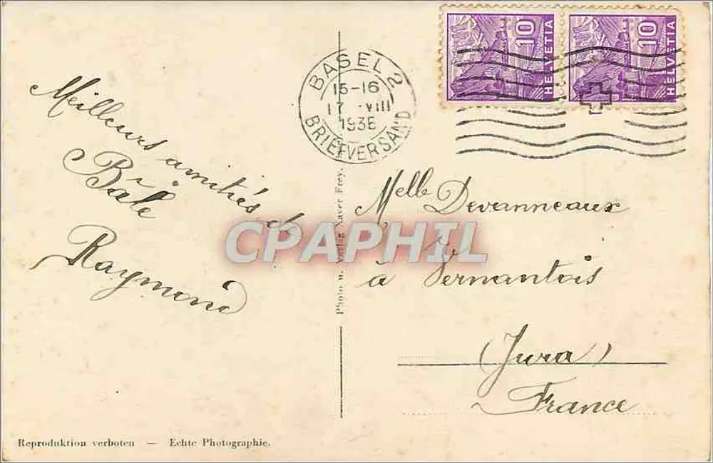 Basel, Jdyll am Rhein & Münster — n°672 - Back