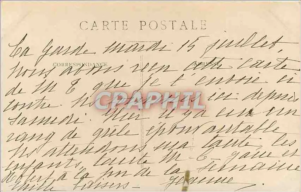 Villa no canto de uma rua — Paris — editor desconhecido, número de série não visível - Verso