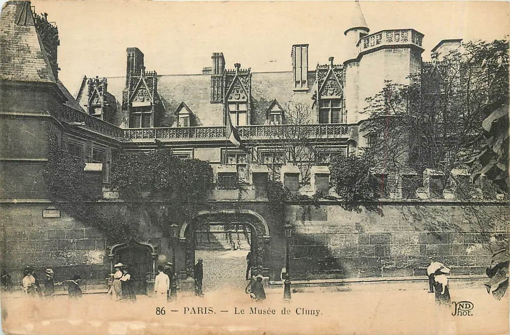 Paris — O Museu de Cluny — JND Fot. - Frente