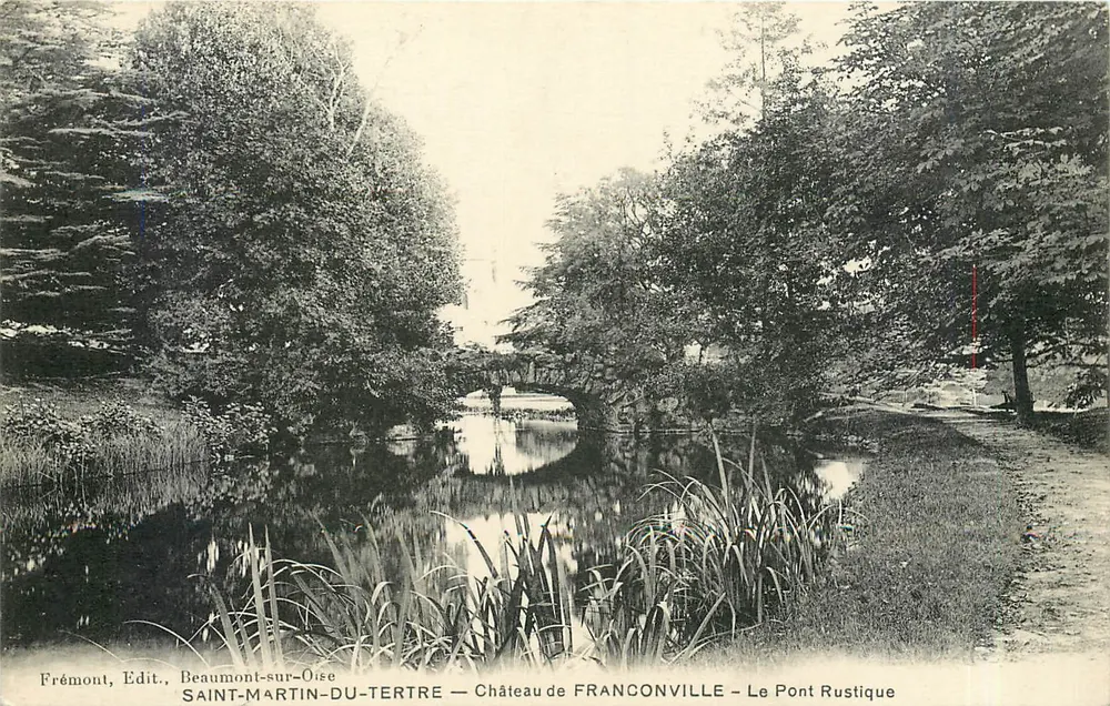 Saint-Martin-du-Tertre — Schloss Franconville — Le Pont Rustique — Frémont, Edit., Beaumont-sur-Oise - Vorderseite