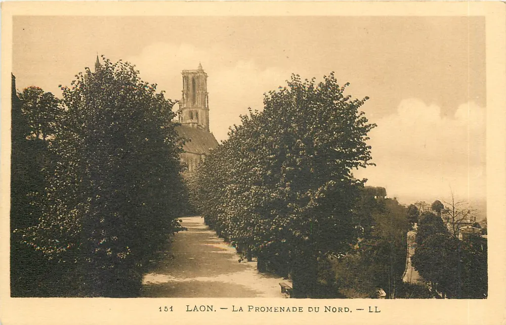 Laon — A Promenade do Norte — LL - Frente