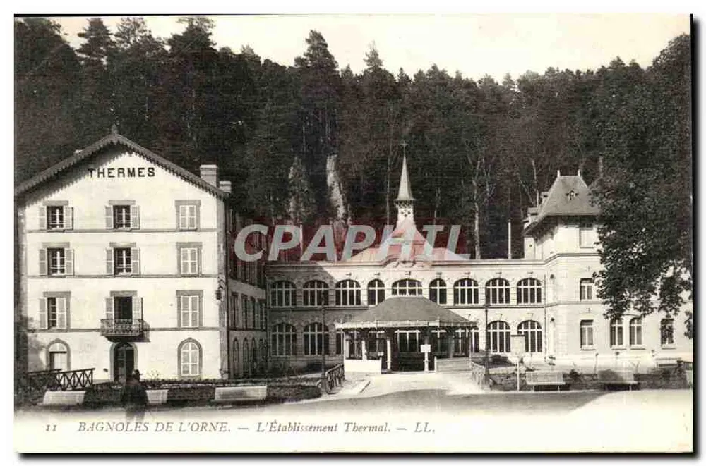 Bagnolles de l'Orne — A Estação Termal — LL. - Frente