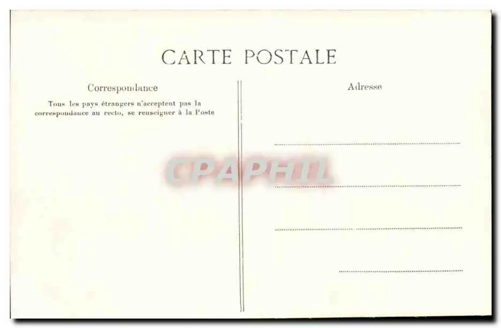 Bagnoles-de-l'Orne — Grand Hotel und Hotel de Paris — Antike Ansichtskarte - Rückseite