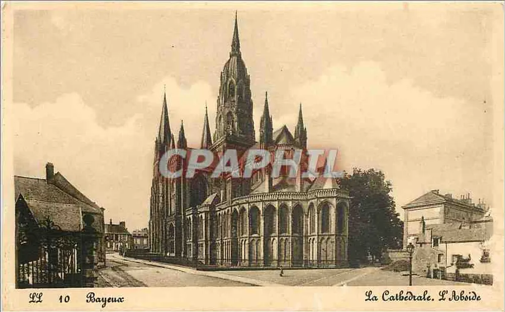 Bayeux — A Catedral. A Abadia — LL 10 - Frente