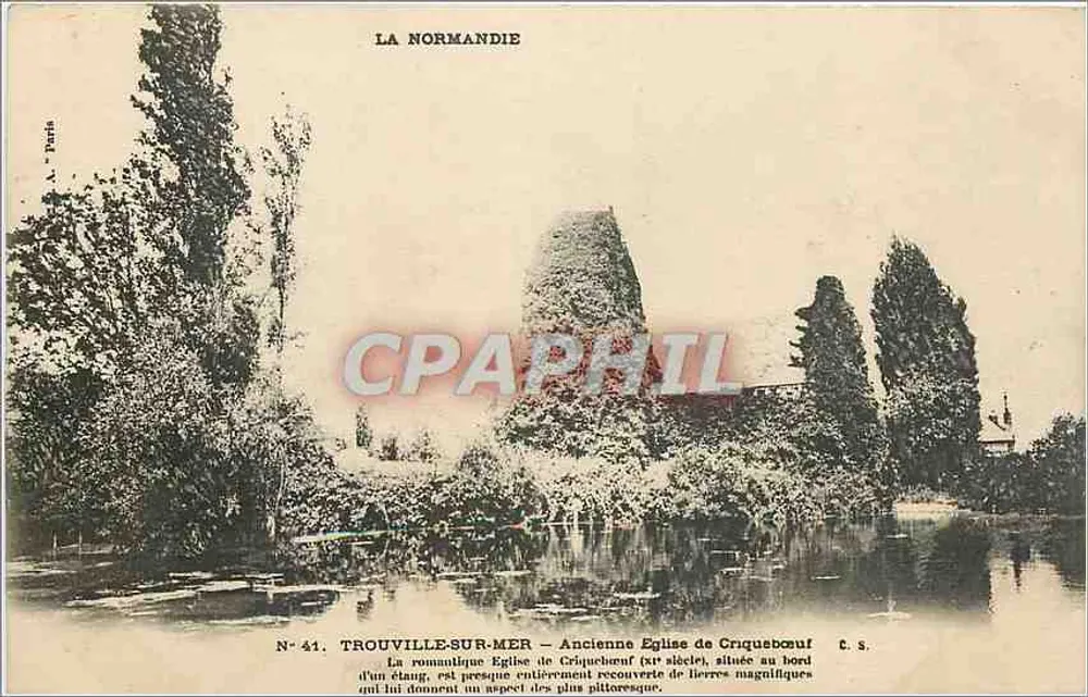 Trouville-sur-Mer — Ehemalige Kirche von Cruguebœuf — A. Paris, Nr. 41 - Vorderseite