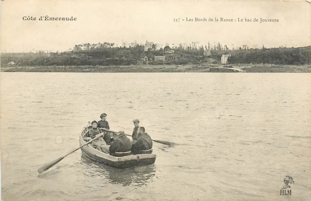 Küste von Émeraude — Die Ufer der Rance : Das Fährtchen von Jouvente — HLM, Nr. 347 - Vorderseite