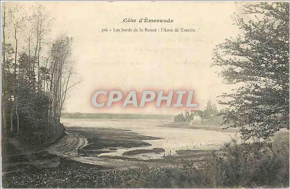 Côte d'Émeraude — Die Ufer der Rance : Die Anse de Troctin — Serie 306 - Vorderseite