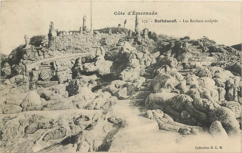 Smaragdküste - Rothéneuf - Die gemeißelten Felsen — Sammlung H. L. M. - Vorderseite
