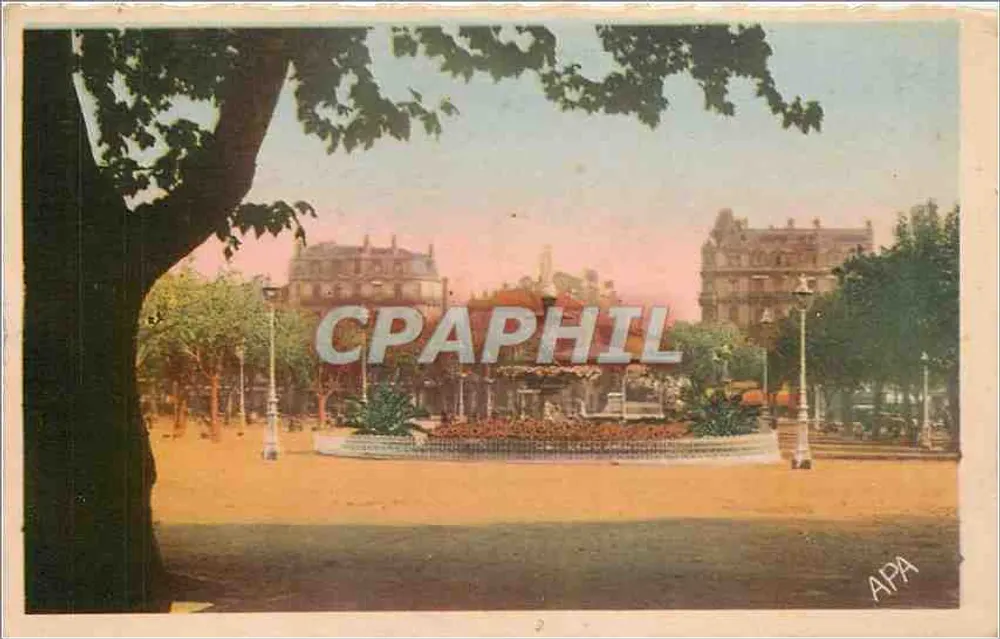 Place Jean-Jaurès — Béziers — editor A.P.A. (n°10) - Frente