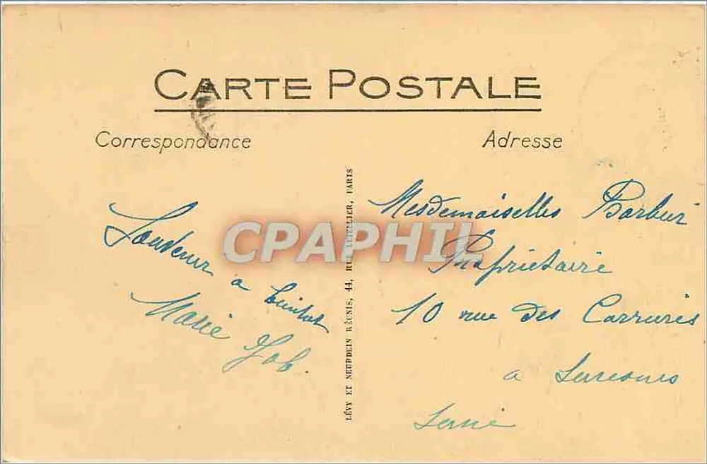 Quiberon — Escada da Fonte de Port-Pigeon — LL, n°46 - Verso
