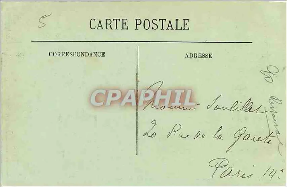 Nîmes — Jardin de la Fontaine — Les Bains Romains — LL. — Verlag: LL. — Seriennummer: 110 - Rückseite