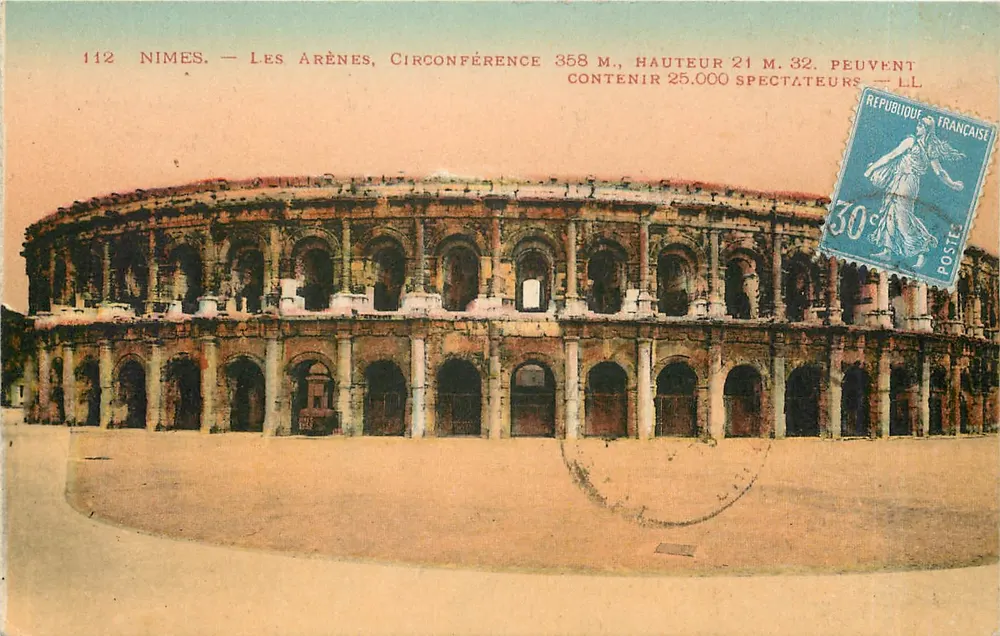 Nîmes — As Arenas — Editor LL, n° 112 - Frente