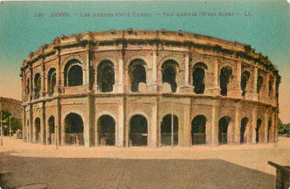 Nîmes — De Arenen (Kant Cuest) — LL - Voorkant
