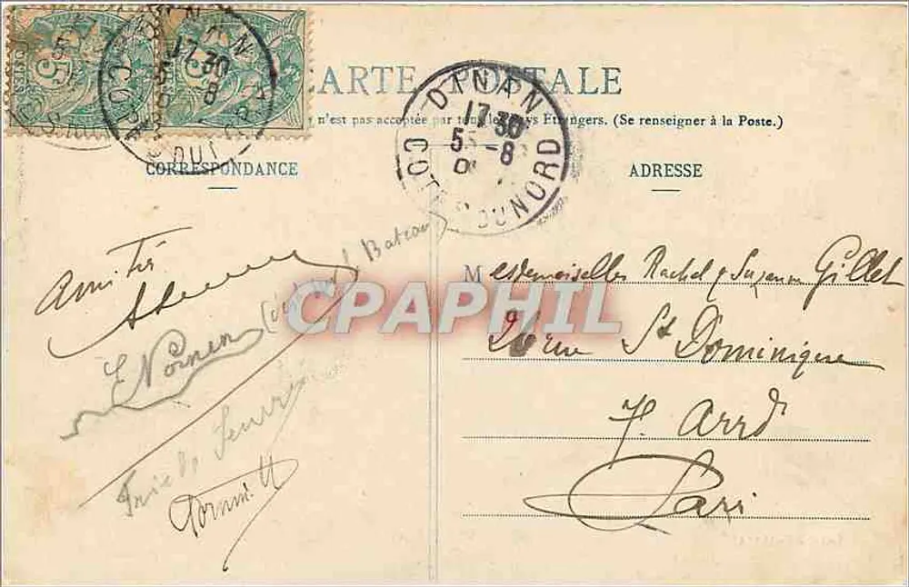 Le Tombeau de Châteaubriand à Saint-Malo — n° 1002 - Verso