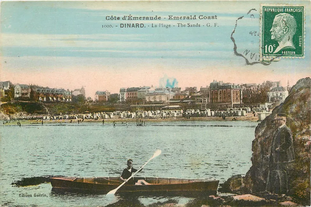 Dinard - A Praia - Costa da Esmeralda — Edição Guérin, St. Malo - Frente