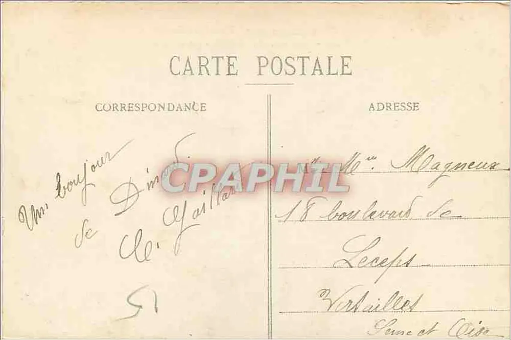 Dinard - A Praia - Costa da Esmeralda — Edição Guérin, St. Malo - Verso