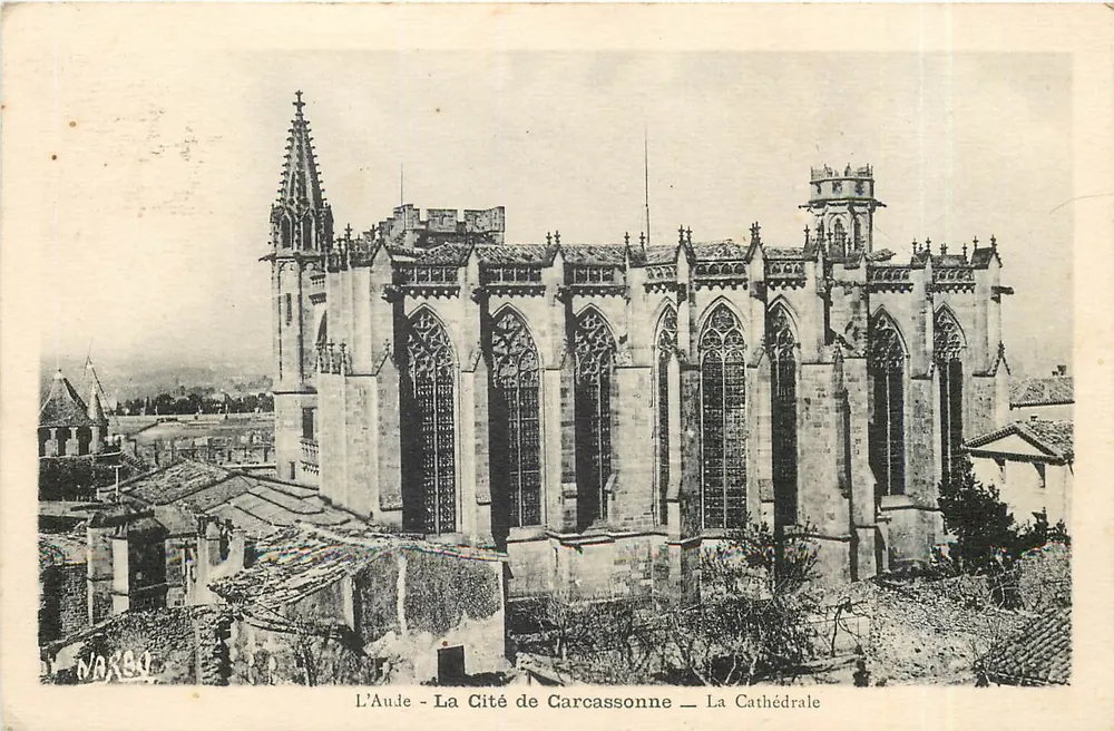 Carcassonne — La Cathédrale — NAKSO - Recto