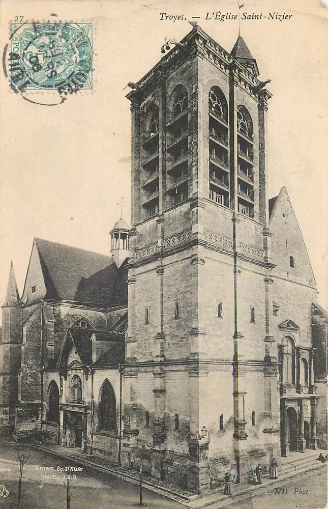 Troyes — A Igreja de São Nizier — ND Fot - Frente