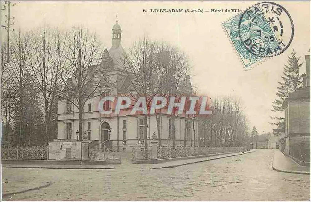 L'Isle-Adam (S.-et-O.) — Hôtel de Ville - Recto