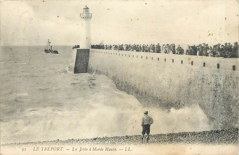 Le Tréport — Przylądek przy wysokiej mierze — LL. n°31 - Awers