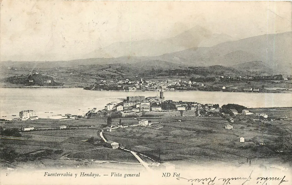 Fuenterrabía y Hendaya — Vista general — ND Fot - Frente