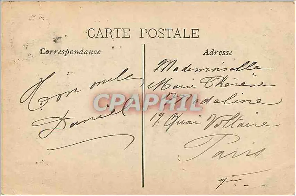 Aix en Provence — La Grande Fontaine — Photo Guittard - Verso